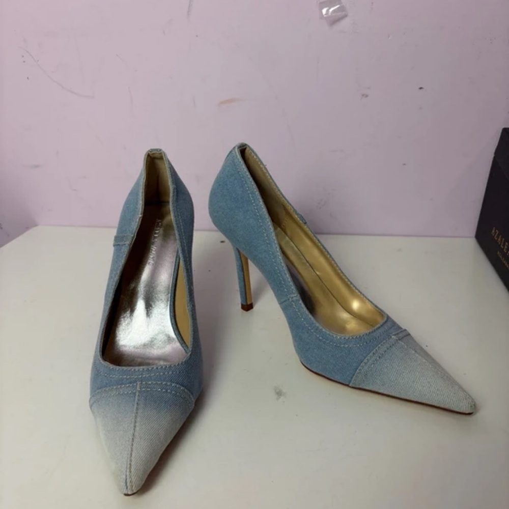 Elegant Light Blue Women's Heels
